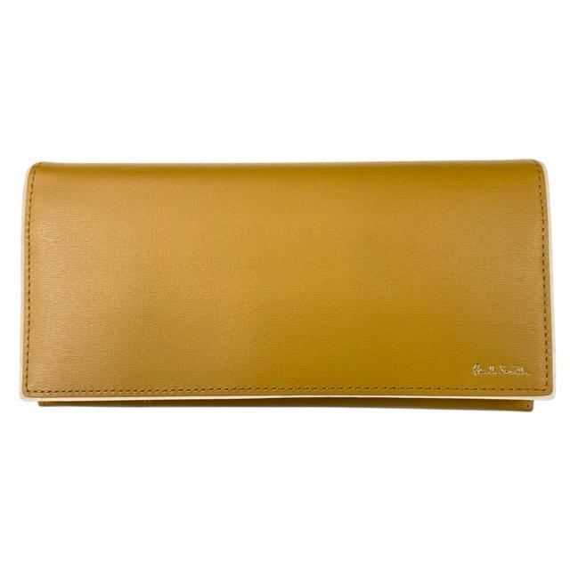 Paul Smith（ポール・スミス） 未使用 長財布 レザー ロゴ イエロー