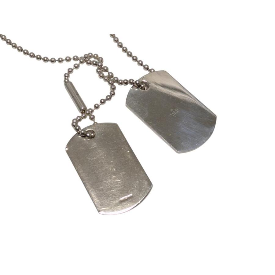 GUCCI（グッチ） ネックレス タグ ディアマンテ ドッグタグ ディアマン