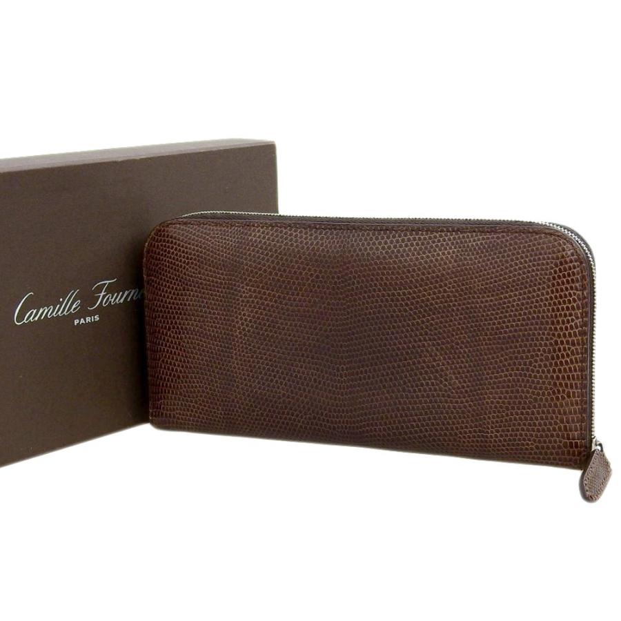 Camille Fournet（カミーユ・フォルネ） 箱付超美品 リザード レザー