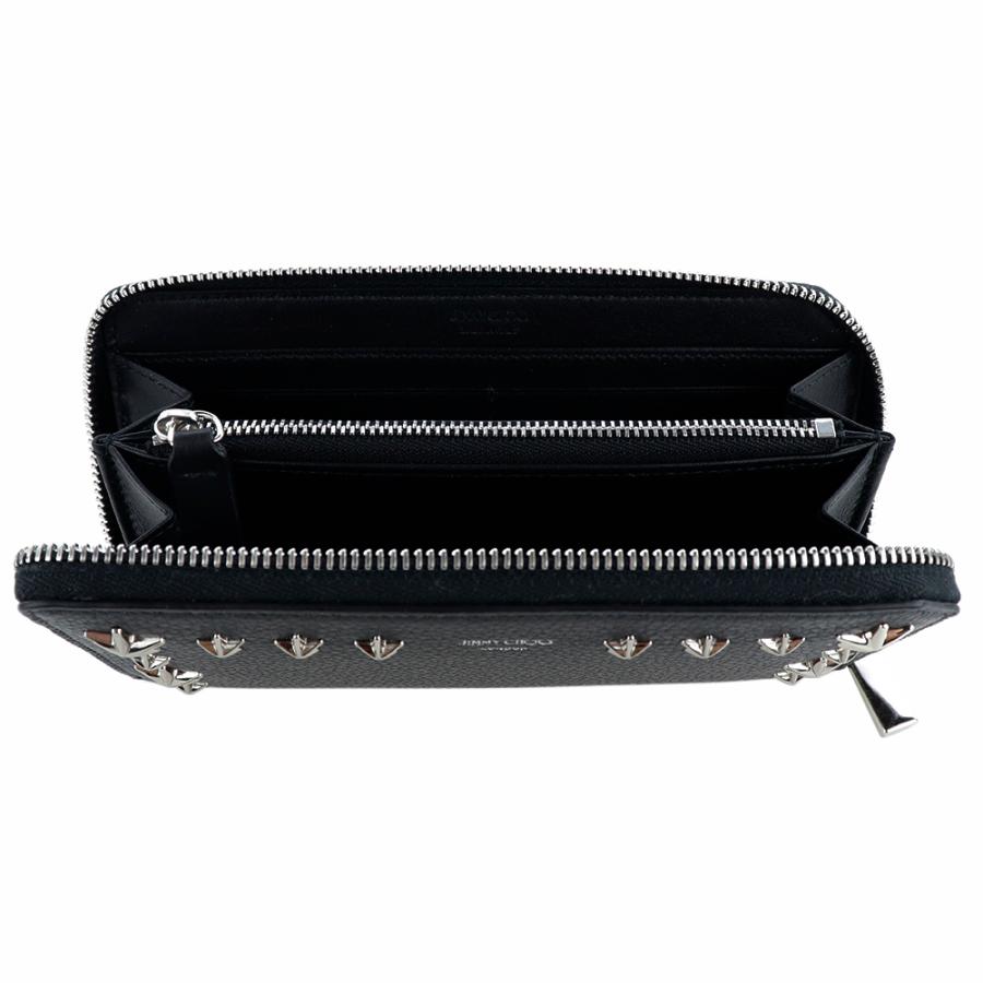 JIMMY CHOO（ジミーチュウ） 財布 長財布 CARNABY S UUF BLACK