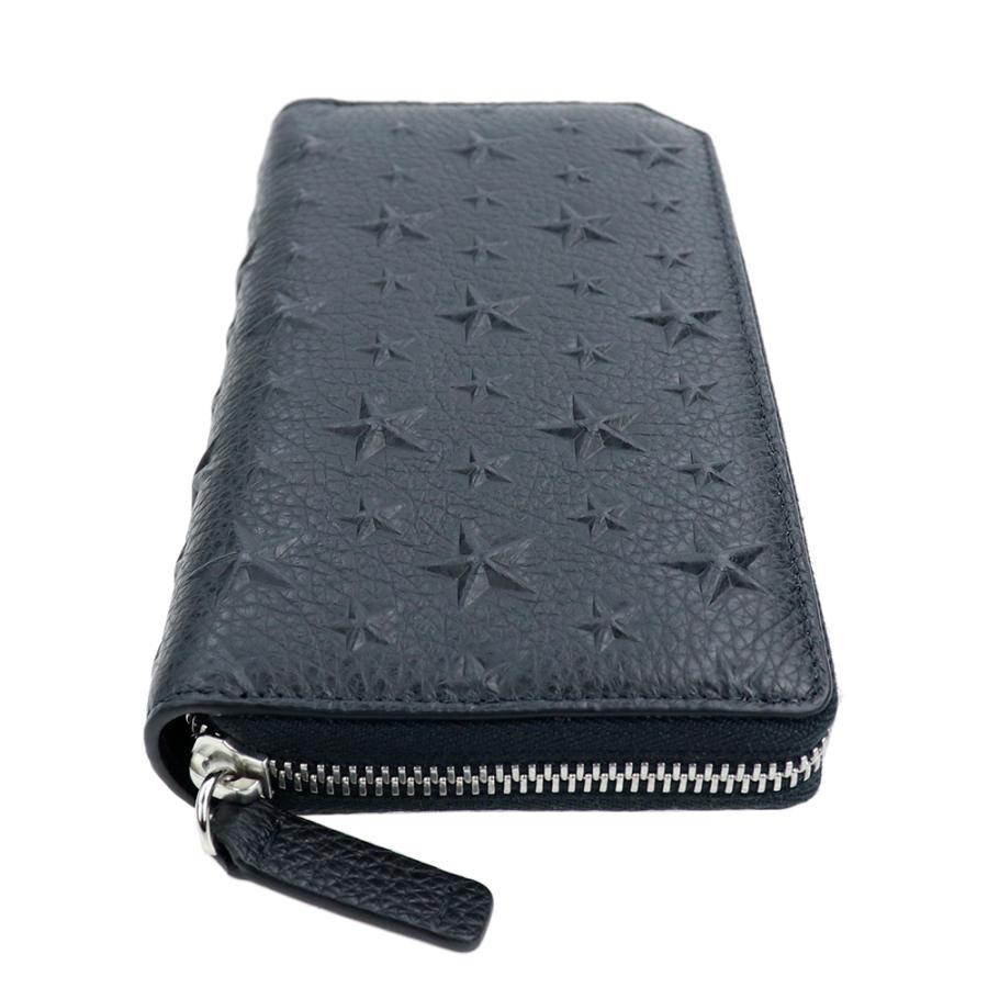 JIMMY CHOO（ジミーチュウ） 財布 長財布 ラウンドファスナー ブラック