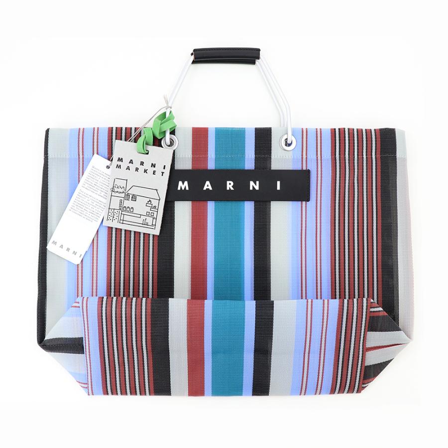 MARNI（マルニ） マルニフラワーカフェ トートバッグ ストライプ