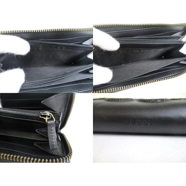 GG グッチ GUCCI レザー キングスネーク 蛇 モチーフ ラウンド