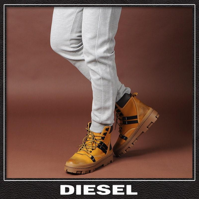 DIESEL（ディーゼル） レザーマウンテンブーツ メンズ D-VIBE HIKEB