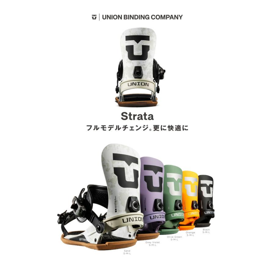 UNION BINDING 25-26 UNION/ユニオン STRATA ストラータ メンズ