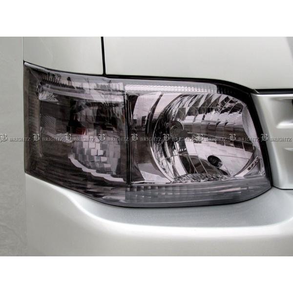 ブライツ BRIGHTZ ハイエース 200 3型 スモークヘッドライトカバー