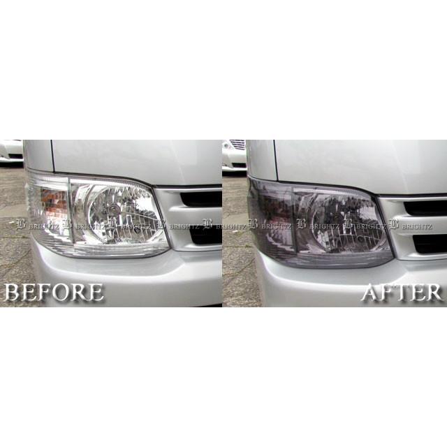 ブライツ BRIGHTZ ハイエース 200 3型 スモークヘッドライトカバー