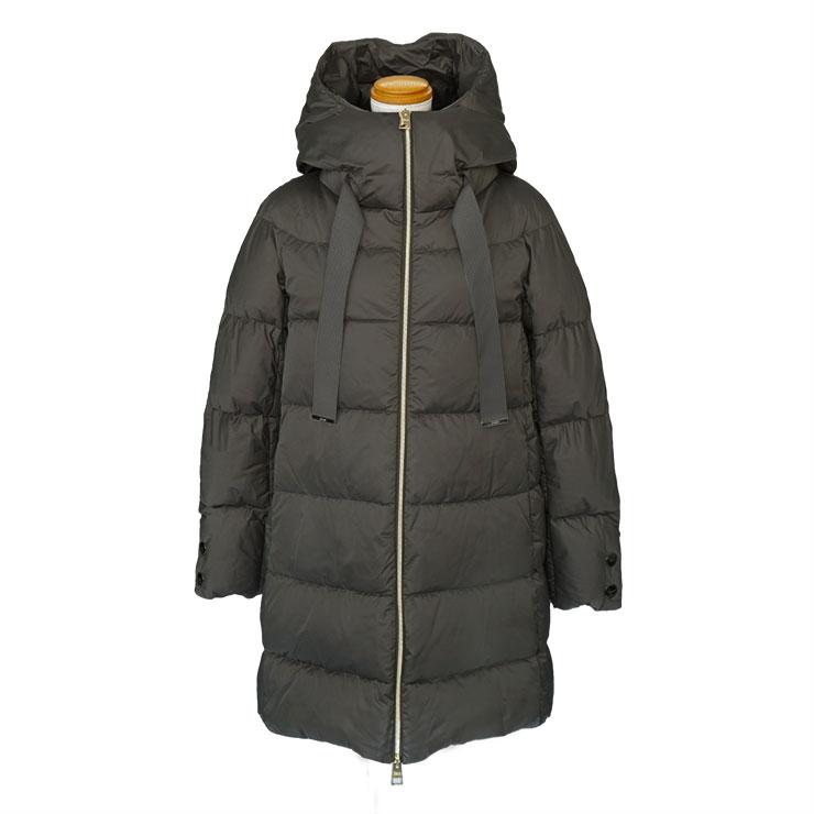 ヘルノ ダウン レディース 2022 HERNO ダウンコート A-shape フード