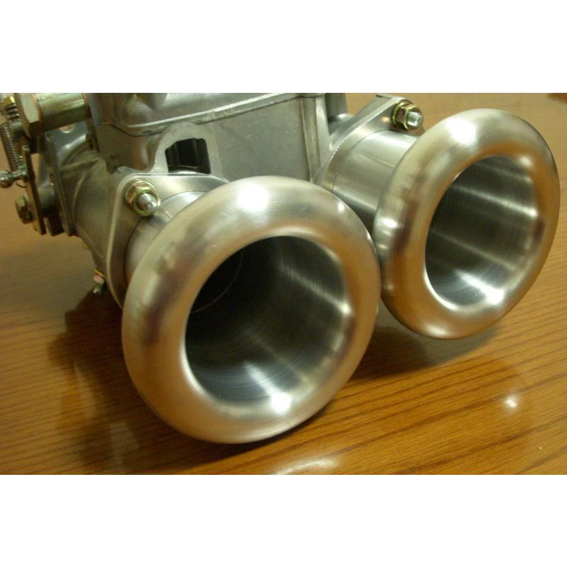 70mmアルミ*カールファンネル新品/ソレックスSOLEXウェーバーWEBER