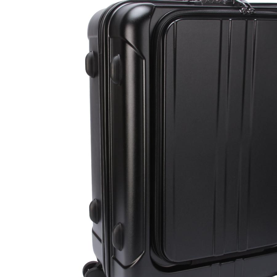 グランプラス スーツケース Mサイズ 60L 軽量 中型 フロントオープン 4
