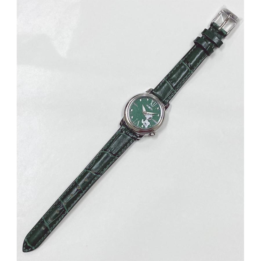 スヌーピー 腕時計 レディース PEANUTS グリーン 数量限定モデル