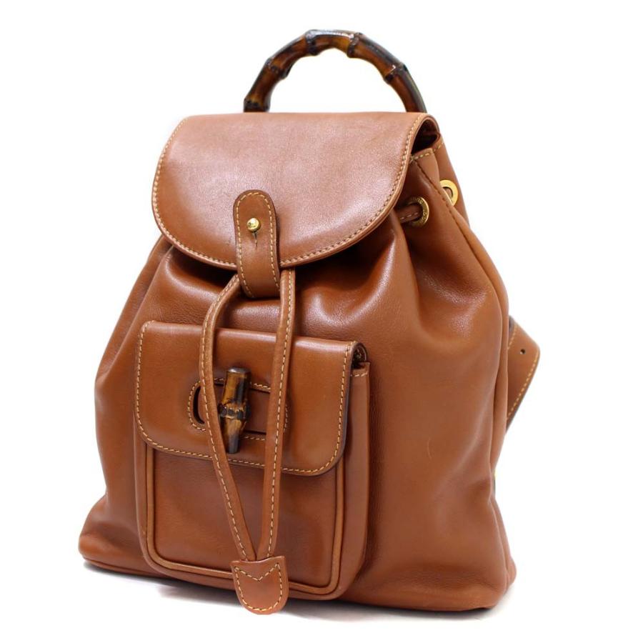 GUCCI（グッチ） バンブー リュック・デイパック レディース レザー