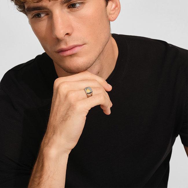 TOMWOOD トムウッド Mined Ring Small Diamond マインドリング 101571