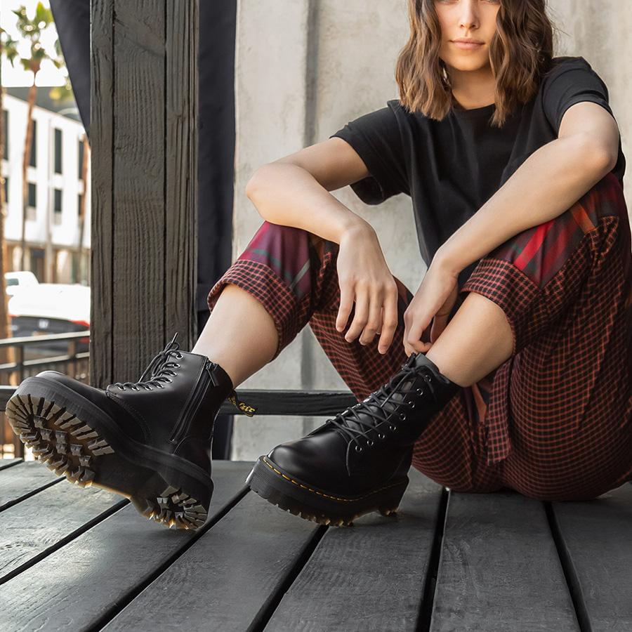 Dr.Martens（ドクターマーチン） 厚底 ブーツ レディース ジェイドン 8