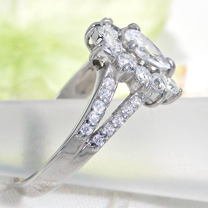 Pt900 1.2ct ペアーシェイプ ダイヤモンド リング 送料無料 プラチナ