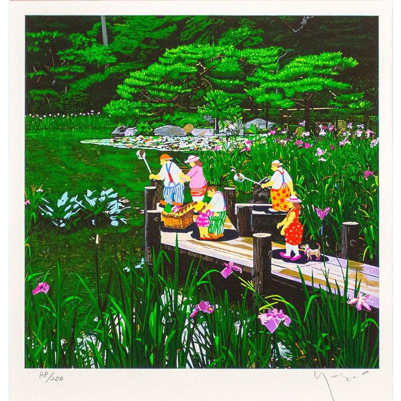 ヒロ ヤマガタ 山形博導 「 日本のエッセンス・嵐山 」 シルク