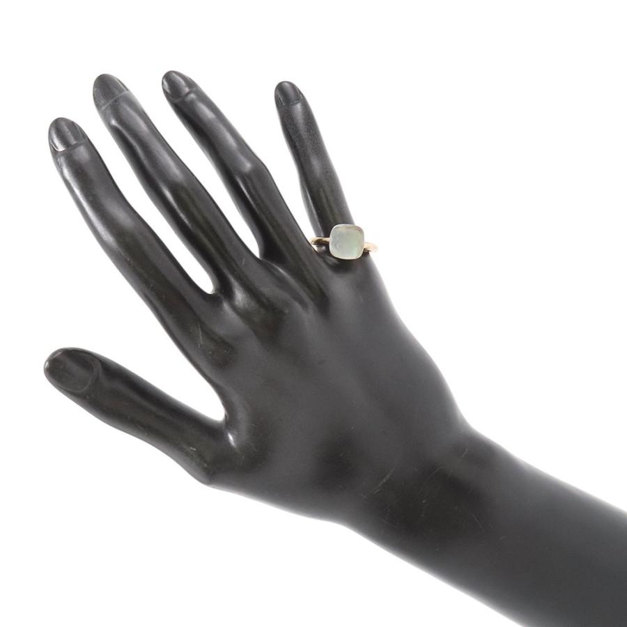 ポメラート リング ヌード クラシック ホワイトトパーズ K18PG/K18WG