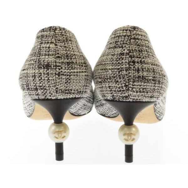 CHANEL（シャネル） パンプス ツイード ココマーク ヒール レディース