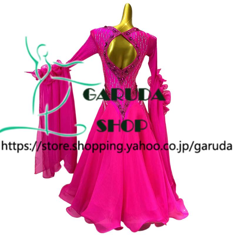 Garuda SHOP レディース社交ダンス衣装 競技ドレス モダンドレス高級