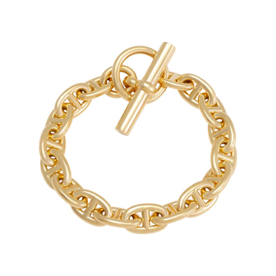 HERMES（エルメス） シェーヌダンクル PM 17コマ K18イエローゴールド