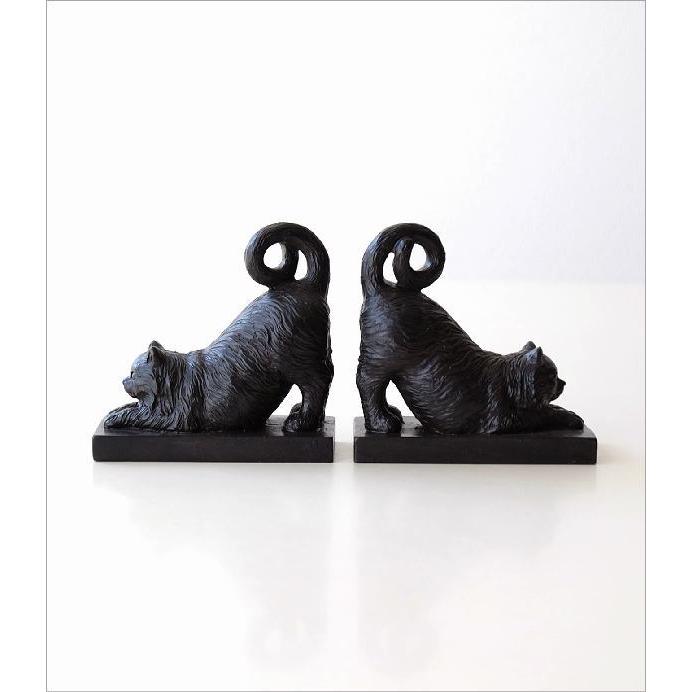 ブックエンド ねこ 猫 ネコ おしゃれ 本立て ブックスタンド 小さめ