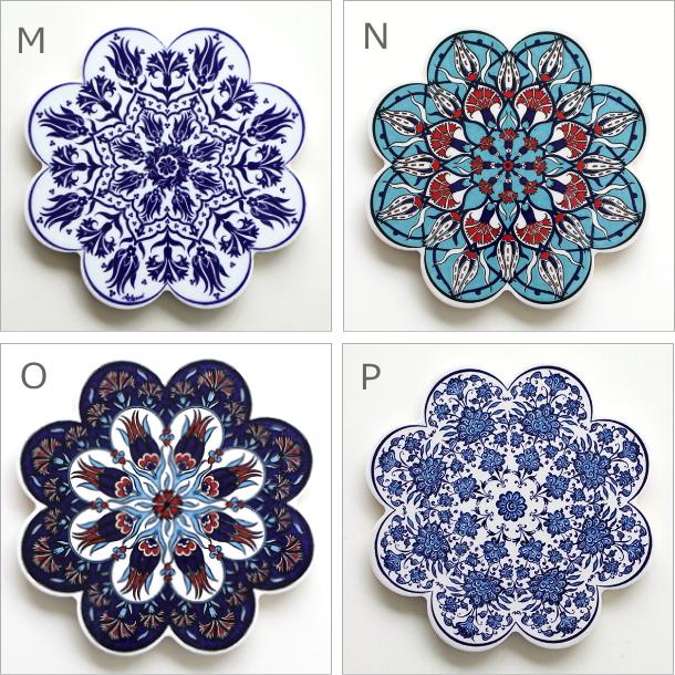 鍋敷き 鍋敷 鍋しき おしゃれ かわいい 可愛い 北欧 トルコ雑貨 タイル