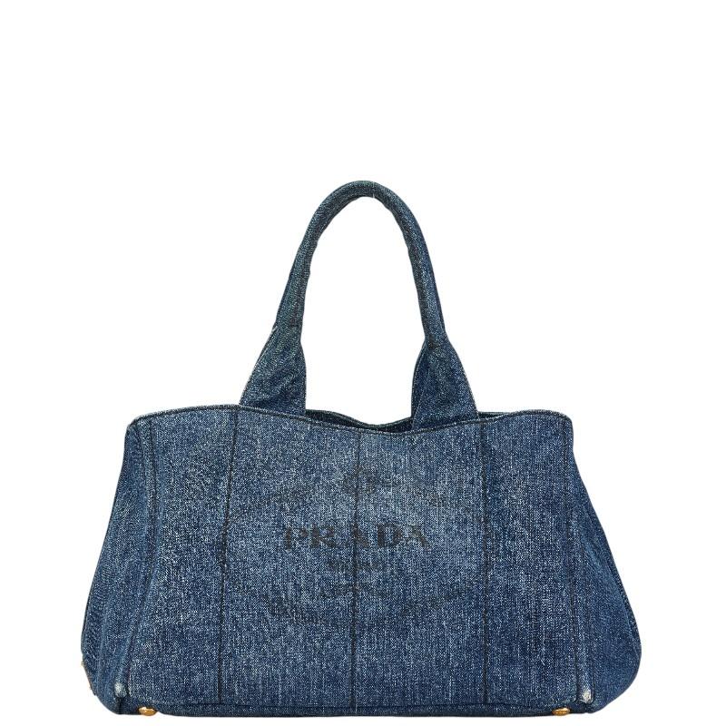 PRADA（プラダ） カナパ 三角ロゴプレート トートバッグ ハンドバッグ