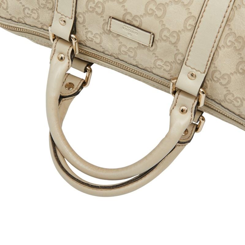 GUCCI（グッチ） グッチシマ ハンドバッグ 193603 アイボリー レザー