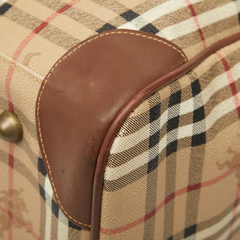 BURBERRY（バーバリー） ノバチェック シャドーホース ボストンバッグ