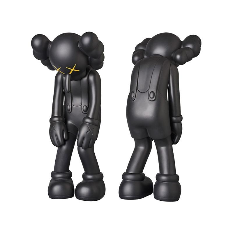 未使用 MEDICOM TOY KAWS SMALL LIE Companion Vinyl Figure ブラック