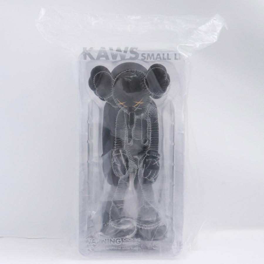 未使用 MEDICOM TOY KAWS SMALL LIE Companion Vinyl Figure ブラック