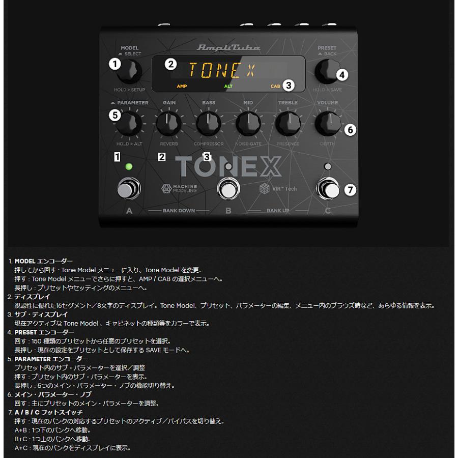 IK Multimedia TONEX Pedal 《エフェクター》《アンプシミュレーター