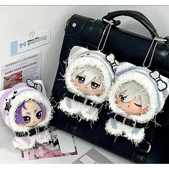 ぬい服 10cm 猫耳 ねこ ネコ ぬいぐるみ服 推し活 パンク 着ぐるみ