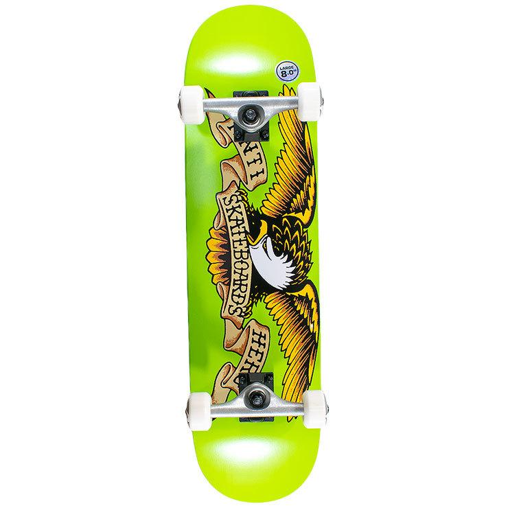 ANTIHERO（アンタイヒーロー） スケートボード コンプリート 8.0インチ