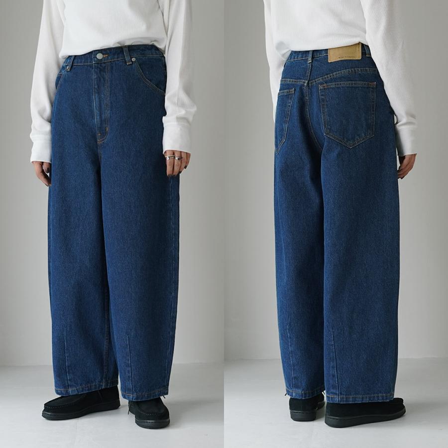 MidiUmi（ミディウミ） ハイウエスト カーブデニム / レディース