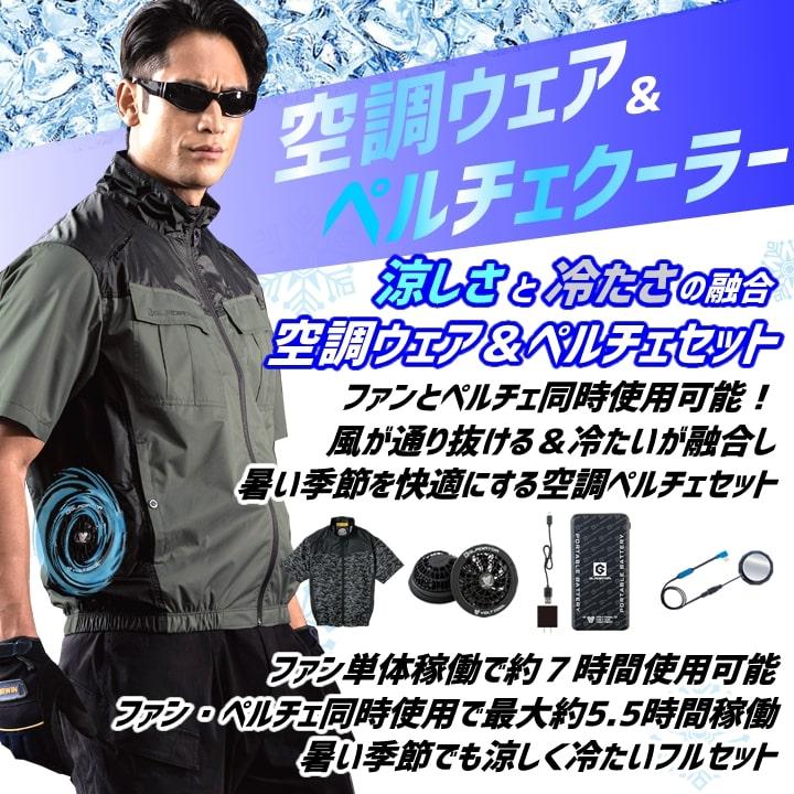 即日発送 グラディエーター 空調 ペルチェセット ウェア+ファン+