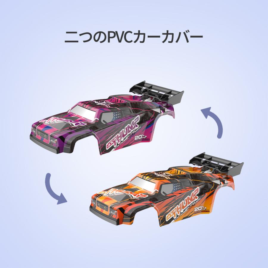 DEERC ラジコン オフロード ラジコンカー 高速 大人 4WD 1/10 45km/h