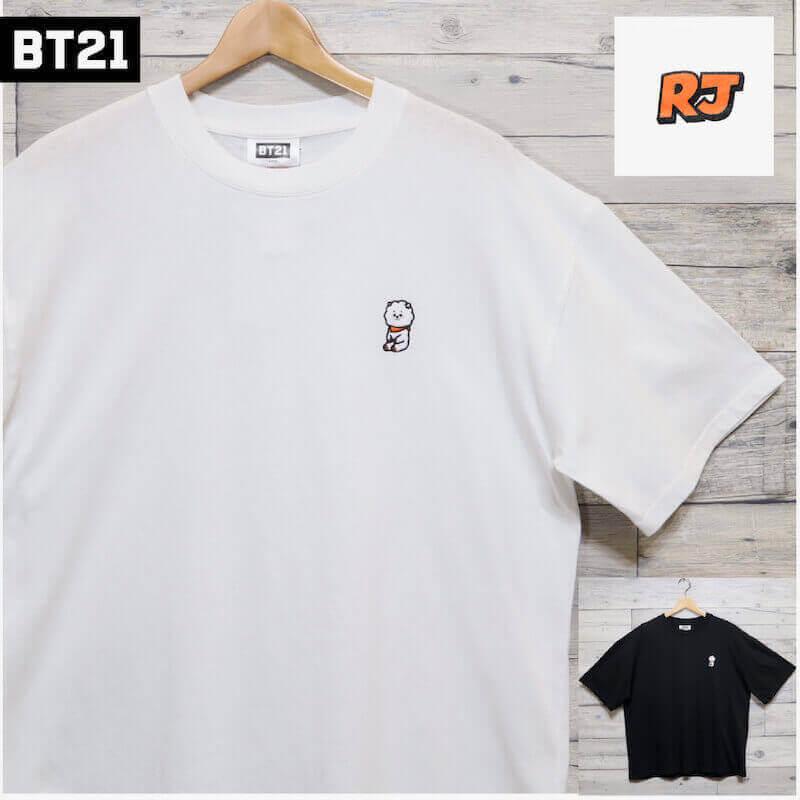 送料無料 BT21 BTS 半袖 Tシャツ ティーシャツ 半袖Tシャツ RJ アール