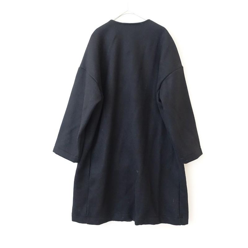 未使用/定価2.4万】TANDEY オローネ *マルカコート*黒ブラック無地