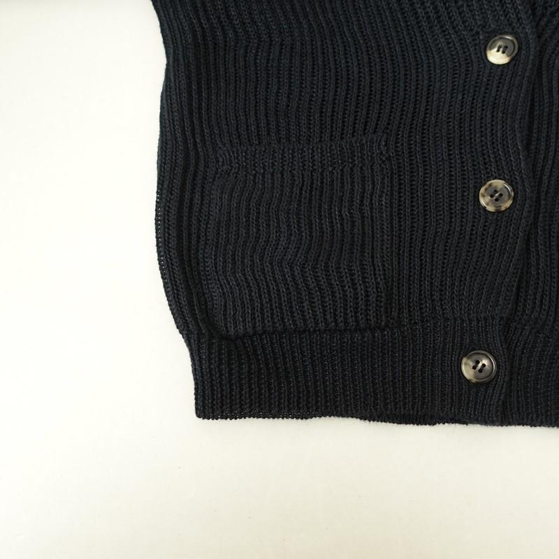 MARGARET HOWELL（マーガレットハウエル） *リネンショールカラー畦