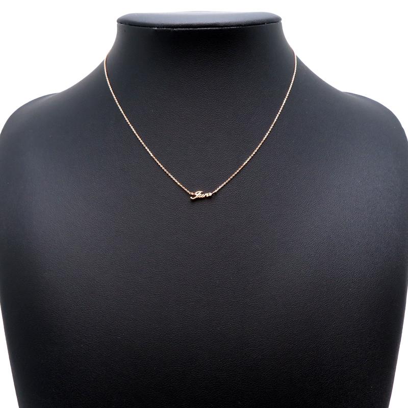 飯能本店］AVALANCHE アヴァランチ K10PG ダイヤモンド ネックレス K10