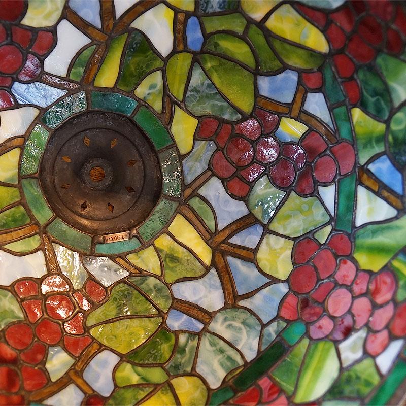 ステンドグラス ランプ 葡萄柄 ブドウ 限定品 シリアルナンバー付