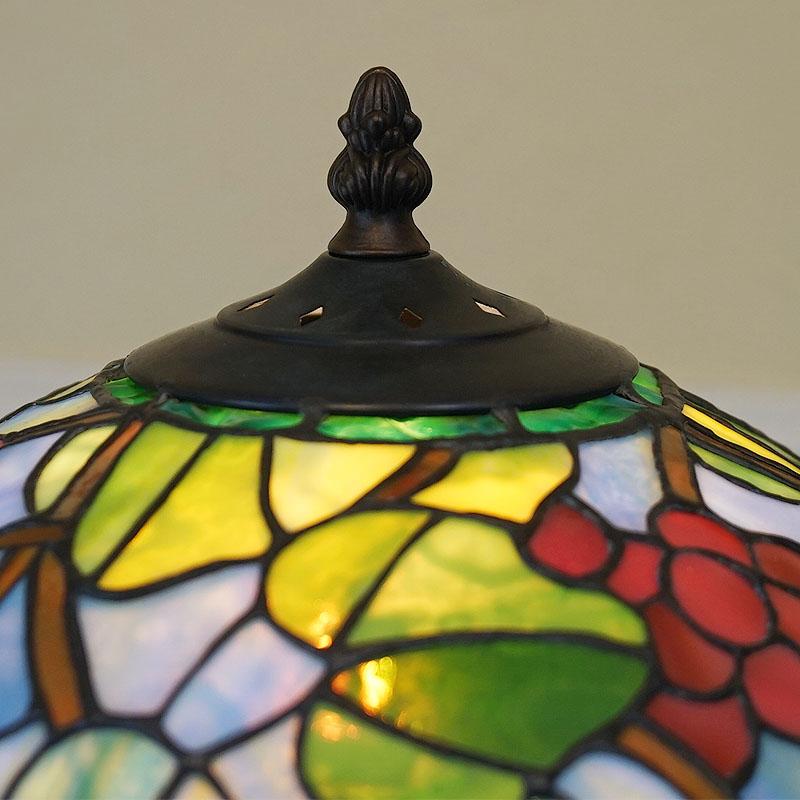 ステンドグラス ランプ 葡萄柄 ブドウ 限定品 シリアルナンバー付