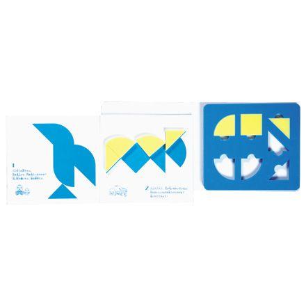 七田式（しちだ）教材 巧巧板（ちょうちょうばん） 図形パズル : 脳