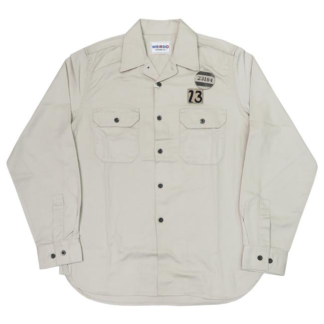 WEIRDO（ウィアード） 長袖 ワーク シャツ SLAVES グラッドハンド WRD