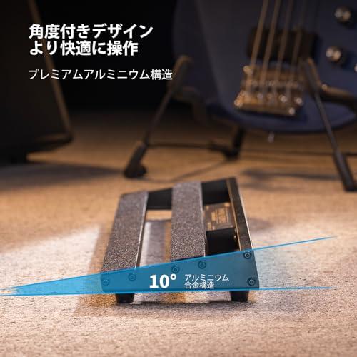 ギターペダルボード 電源内蔵ペダルボード 19x5.1x1.8インチ 1.8ポンド