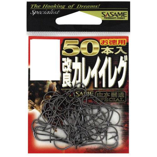 ささめ針 05PKK 改良カレイイレグ徳用50入 14(ブラック) : エビス