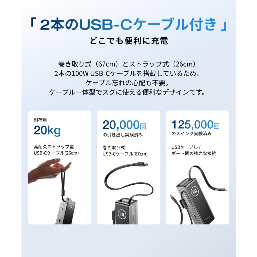 ECOFLOW EcoFlow RAPID Power Bank 25000mAh 最大合計170W出力 USB-C