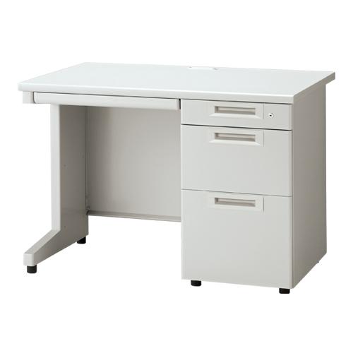 PLUS（プラス） 片袖机 RJ-107D-3 WH ホワイト 引出D 364824