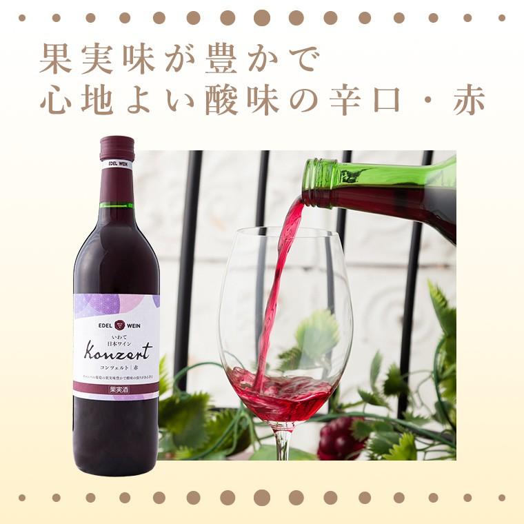 EDEL WEIN 辛口 赤ワイン ライトボディ 720ml コンツェルト 赤